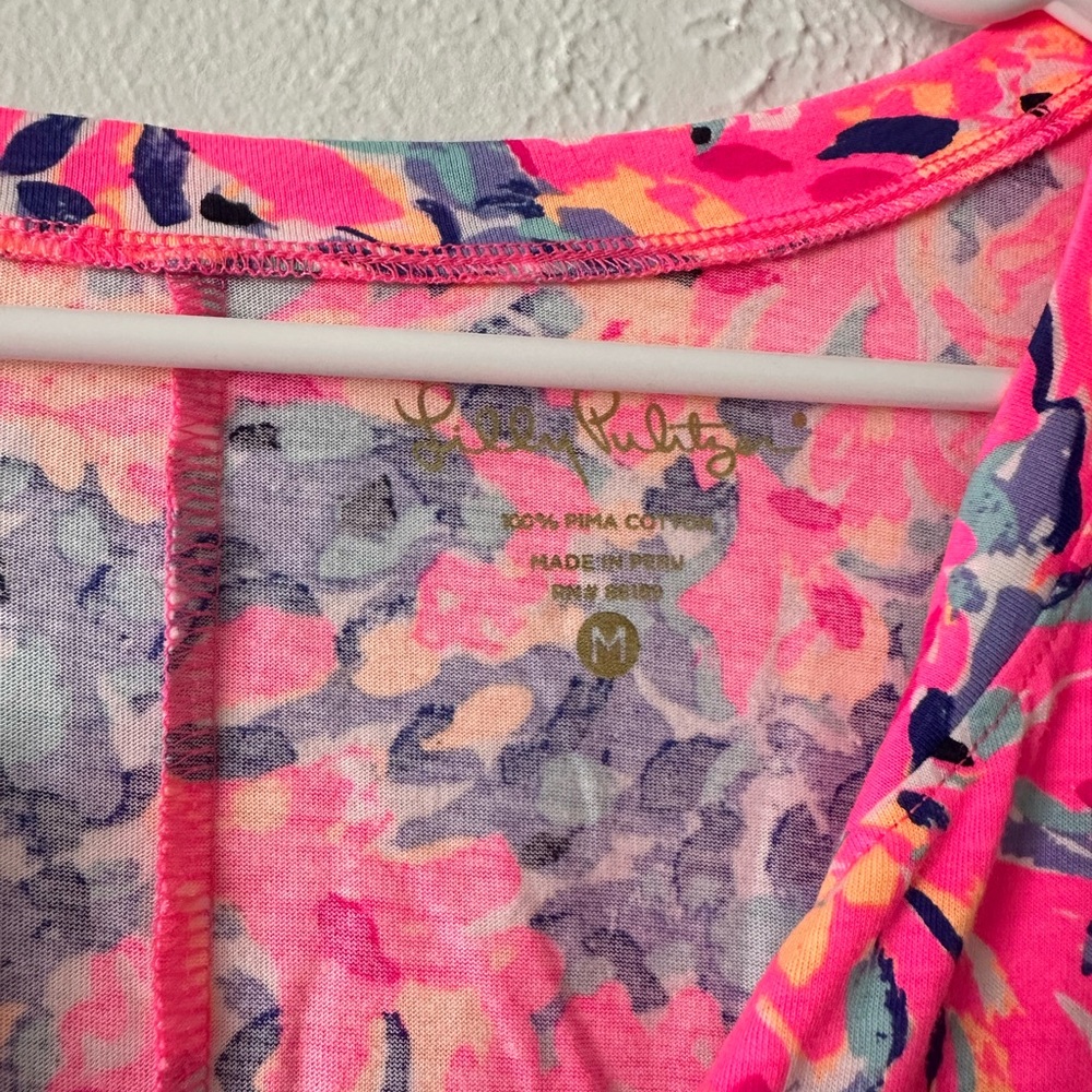 Lilly Pulitzer Banyan Dress in the 'Coco Coral Crab' pattern - Picture 4 of 4